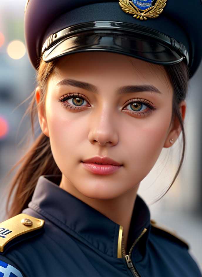 00493-1368526278-girl policeman, semi-realistic, art, soft light, close-up, detailed, high quality, vibrant colors, gentle expression.jpg